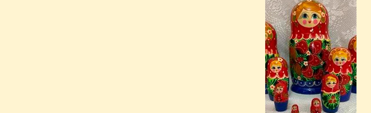 Постер Расписная матрешка в Оренбурге