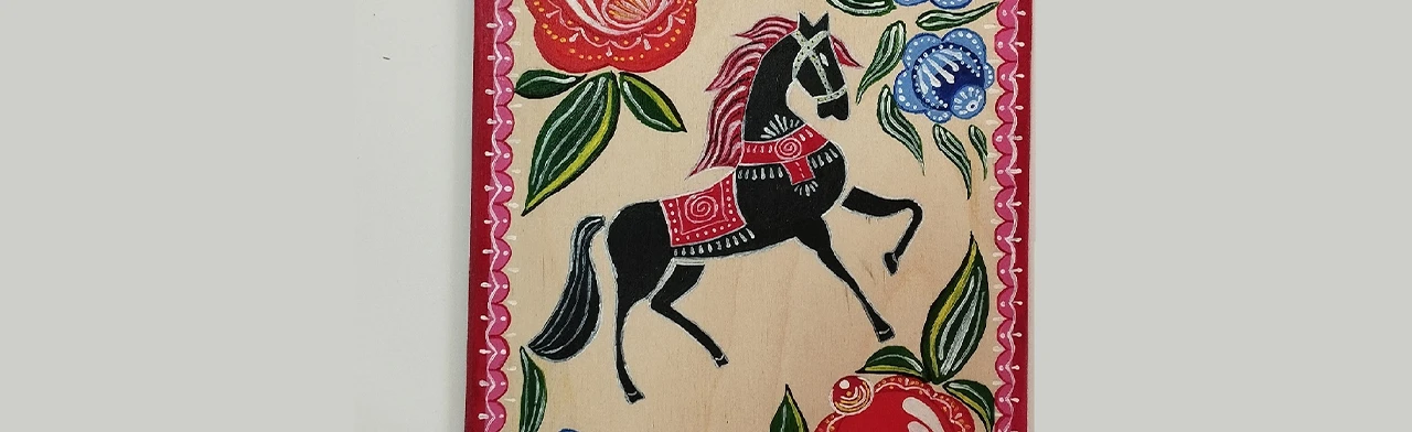 Постер Городецкая роспись. Программа в Оренбурге