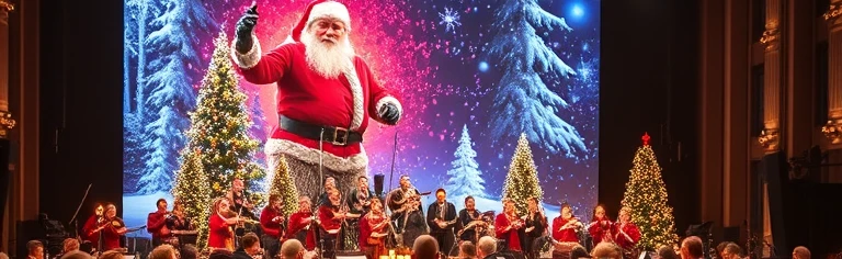 Постер Новогоднее шоу саундтреков при свечах с АСО-оркестром