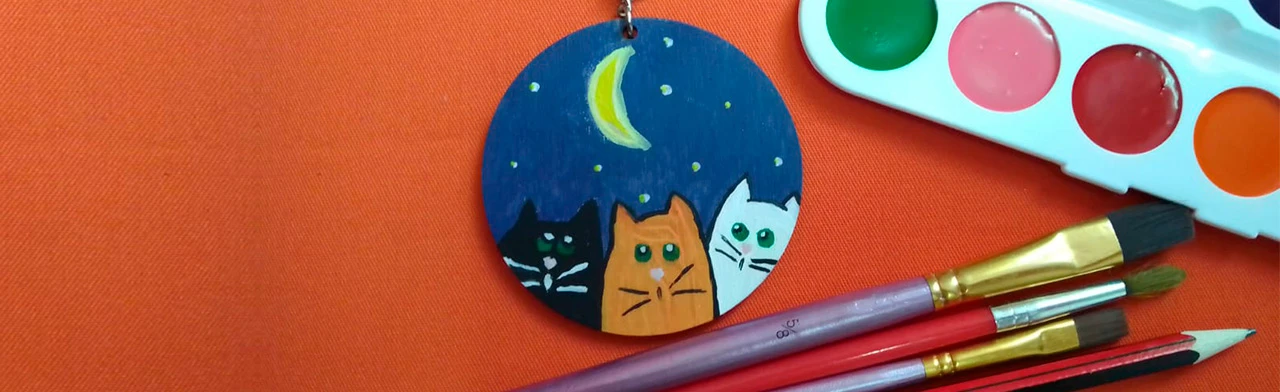 Постер Мастер-класс по росписи деревянного брелока в Ростове-на-Дону