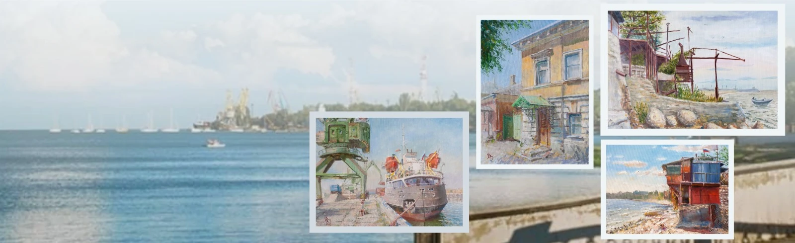 Постер Старый город. Выставка Владимира Хрусталёва в Ростове-на-Дону