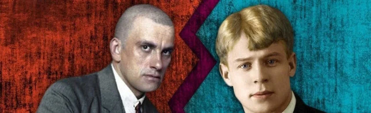 Постер «Маяковский vs Есенин». Большой вечер поэзии в Санкт-Петербурге
