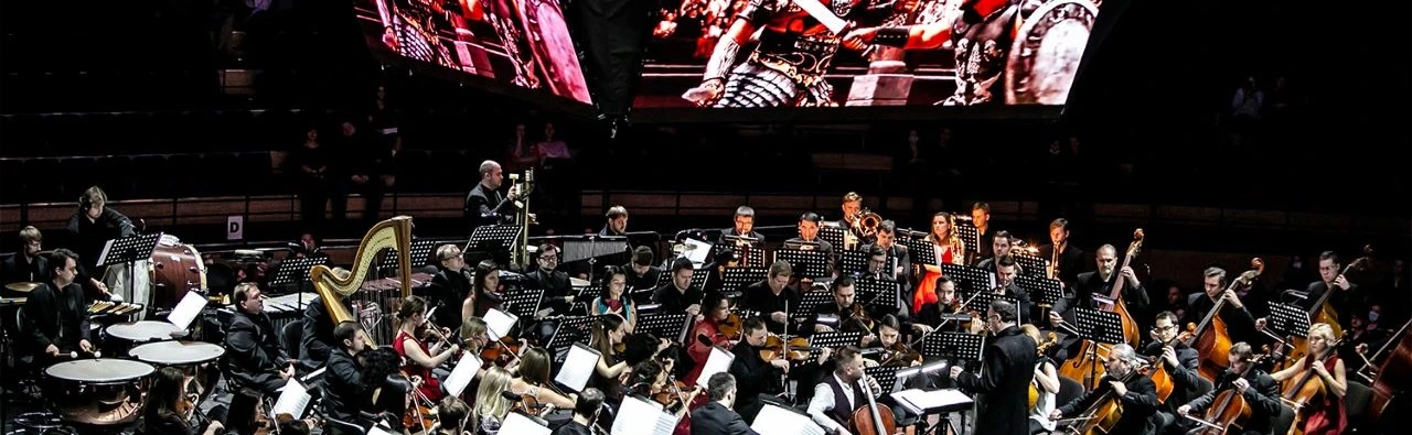 Постер Шоу саундтреков с АСО-оркестром: Россия vs Hollywood