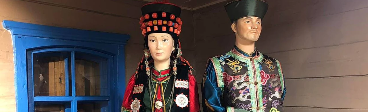 Постер Бурятский традиционный костюм