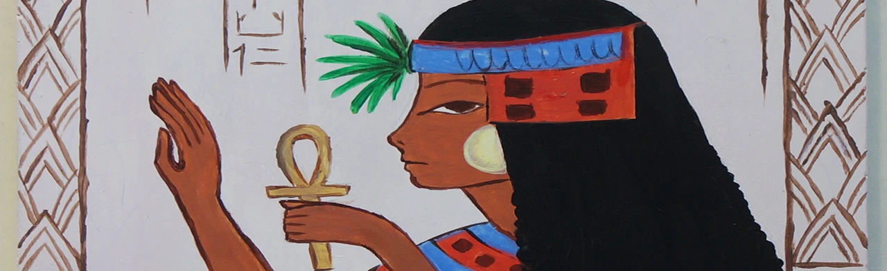 Постер Фрески Египта: Портрет дамы. Мастер-класс в Волгограде