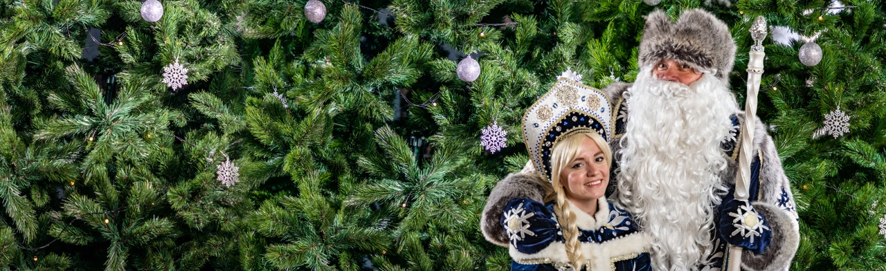 Постер Малышковая гостиная Деда Мороза